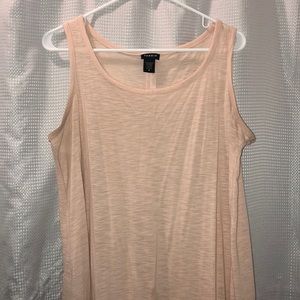 Torrid | 0X (12) | Pink Sheer High-Low Tunic